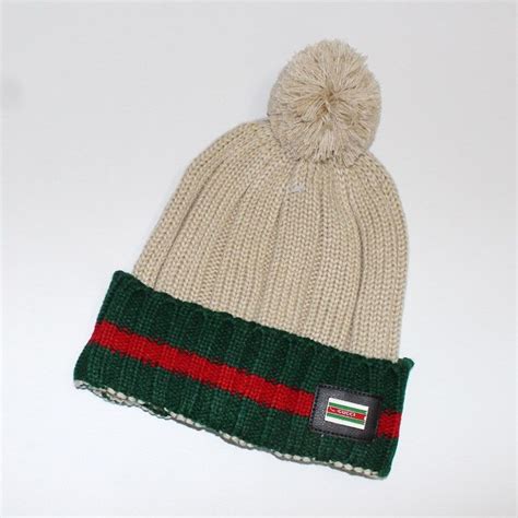 gucci beanie hat mens|Gucci beanie hat and scarf.